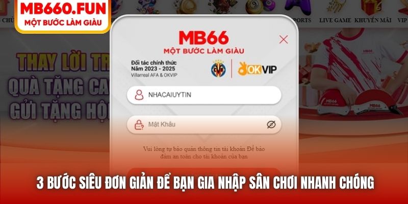 3 bước siêu đơn giản để bạn gia nhập sân chơi nhanh chóng
